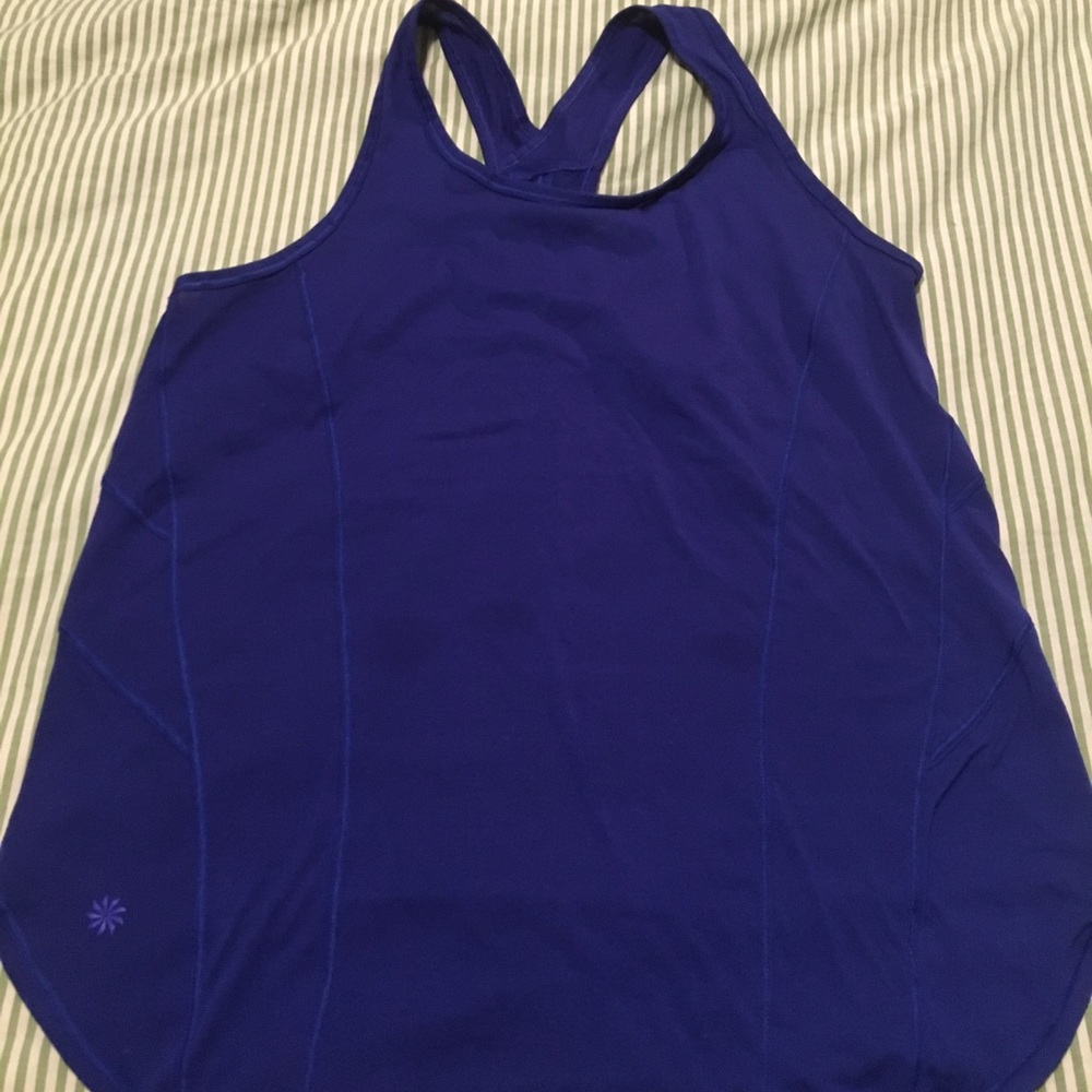 Athleta Women’s Blue Recycled Fabric Workout Tank
